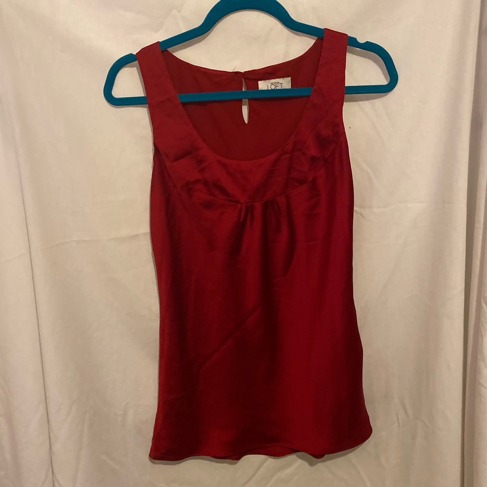 red ann taylor loft top